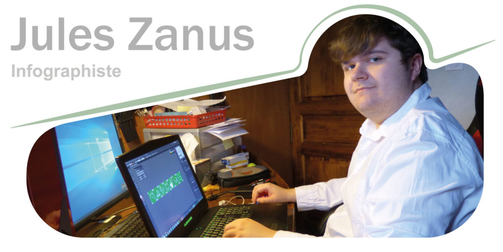 Banniére Jules ZANUS infographiste Le Grand Lemps Isère